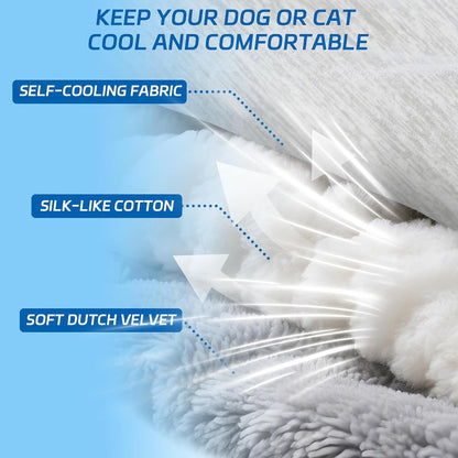 Cooling Dog Bed | Portable Lightweight Breathable Washable Mat